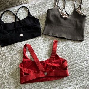 Vuori Women's Bra Set - Black, Brown, and Red